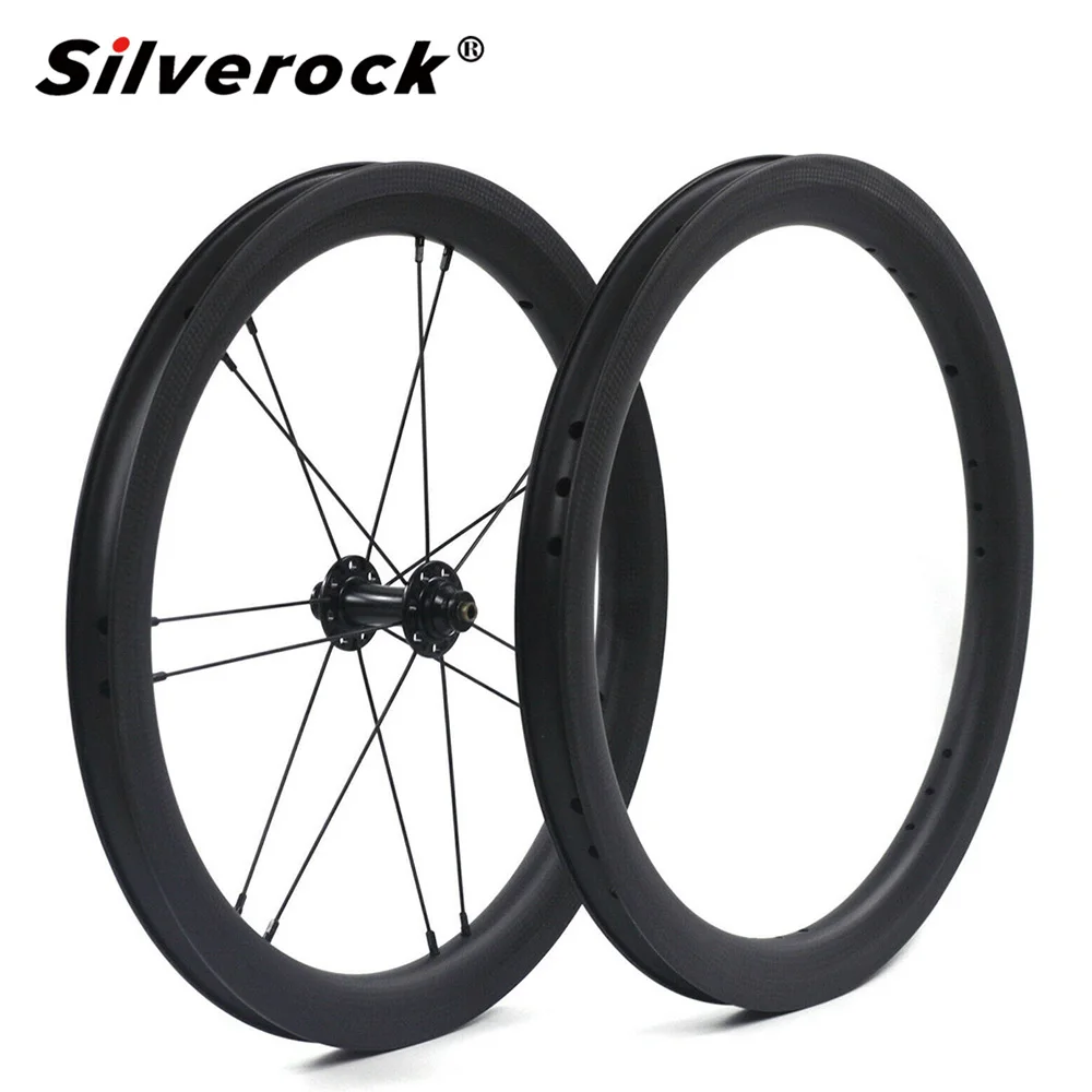 Silverock углеродная колесная передняя и задняя 3/6 скорости для Brompton 3sixty складной велосипед 349 16"
