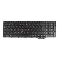 laptop keyboard uk layout for lenovo thinkpad e570 e575 e570c with frame laptop parts replacement keyboards