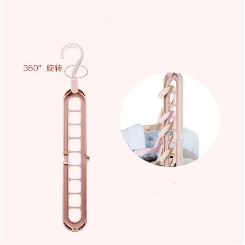 Вешалка 3 шт./компл. вешалка для одежды многоцветная пластиковая компактная