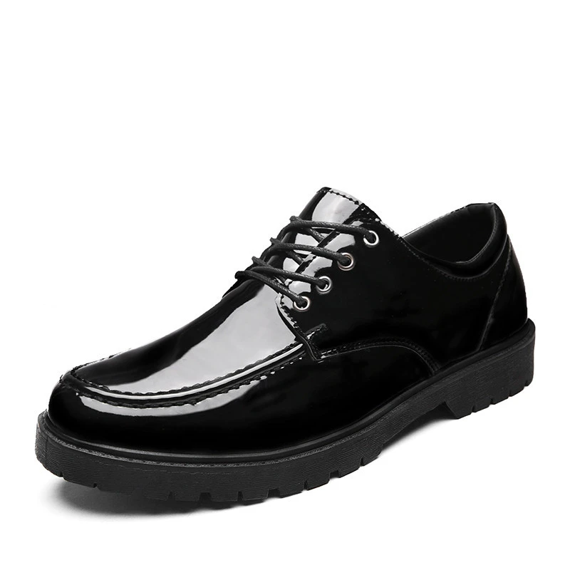 

JINANDYU 2020 Patent Leather men Shoes Black Men Dress Shoes Luxury Party Wedding Shoes Male Zapatos Hombre oxford shoes for men
