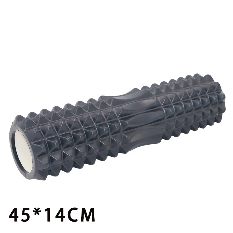 45cm Колонка для йоги, фитнеса, пилатеса, Йога, пена, роликовые блоки, поезд, тренажерный зал, мышечный массаж, сетка, триггер, точечная терапия, физиотерапия, упражнения - Цвет: 45cm