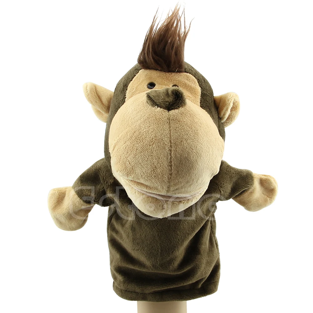 

Cute Children Kid Plush Velour Animal Hand Puppet Chic Designs Learning Aid Toys