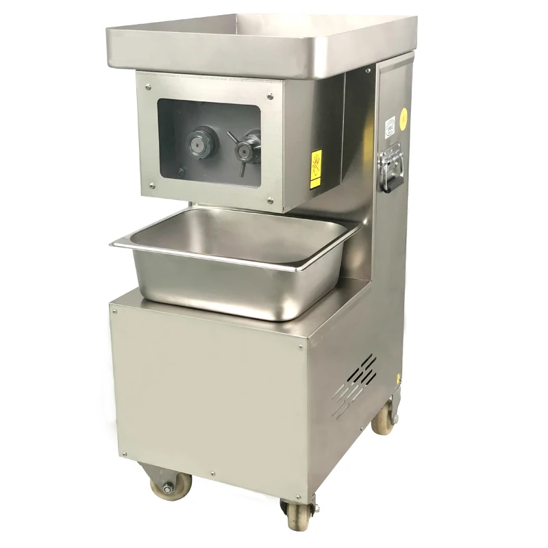 

Электрическая ломтерезка для мяса, коммерческая зеркальная многофункциональная автоматическая машина для резки мяса в ресторанах из нерж...