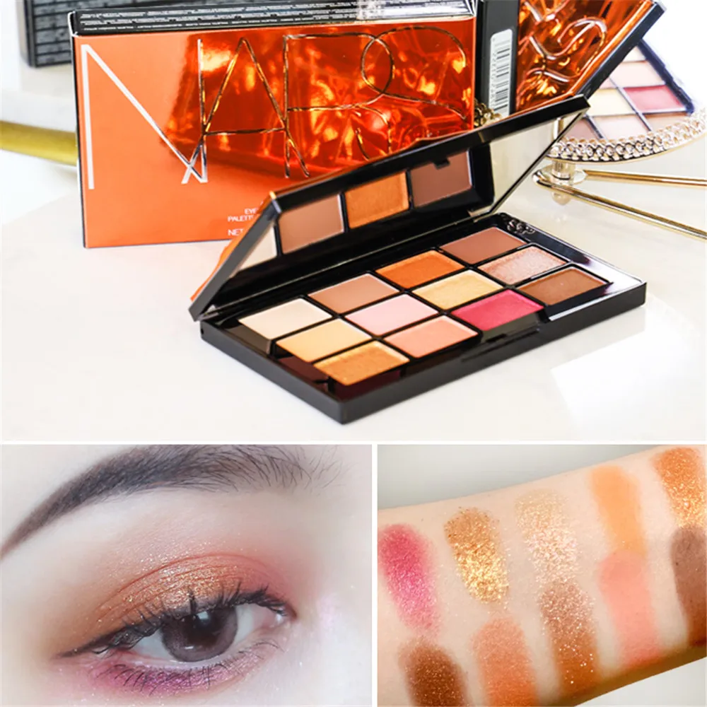 

12 Colors Eyeshadow Palette Pigment Professional Eye Shadow Cosmetic Long Lasting Palette Makeup