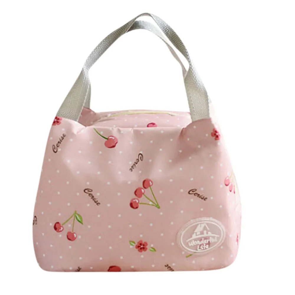 Новинка 2020 сумка для ланча с изоляцией Полосатый чехол пикника холодным рисунком