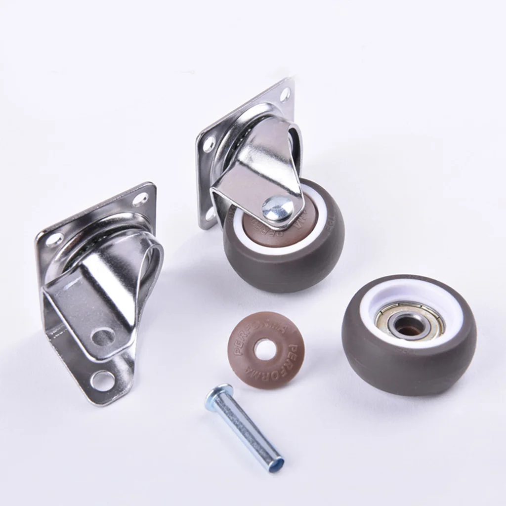 1 25/1 5/2-дюймовые стандартные колеса 4 шт. сверхмощные резиновые колесные диски с 360