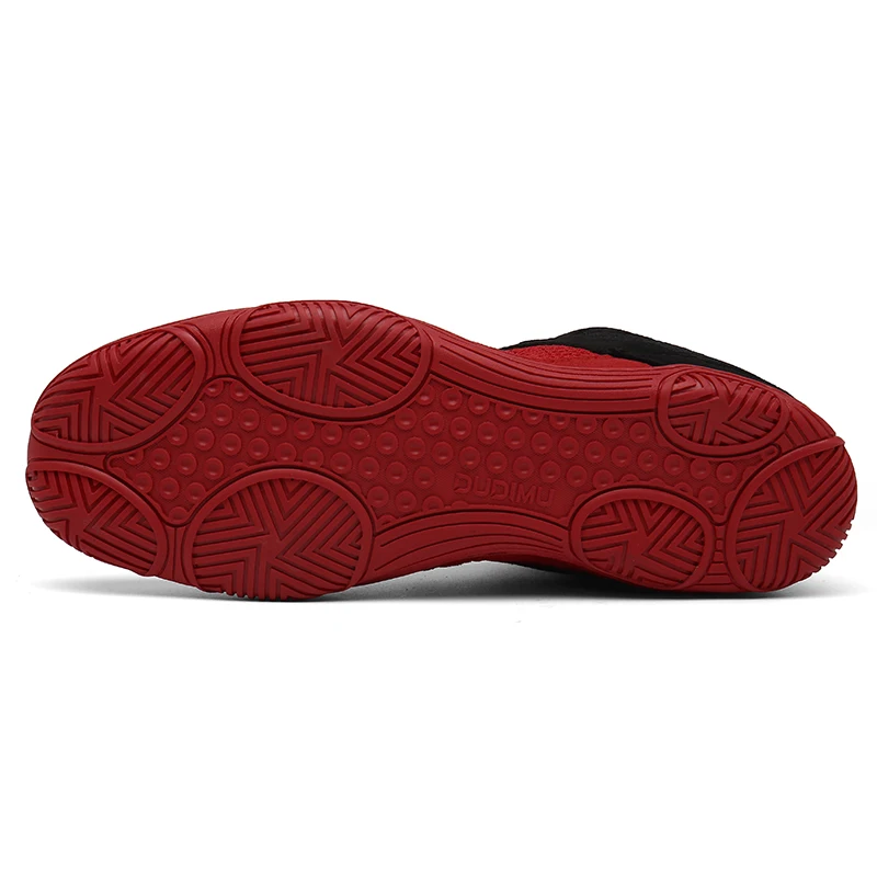 Мужские спортивные кроссовки красные белые профессиональные противоскользящие