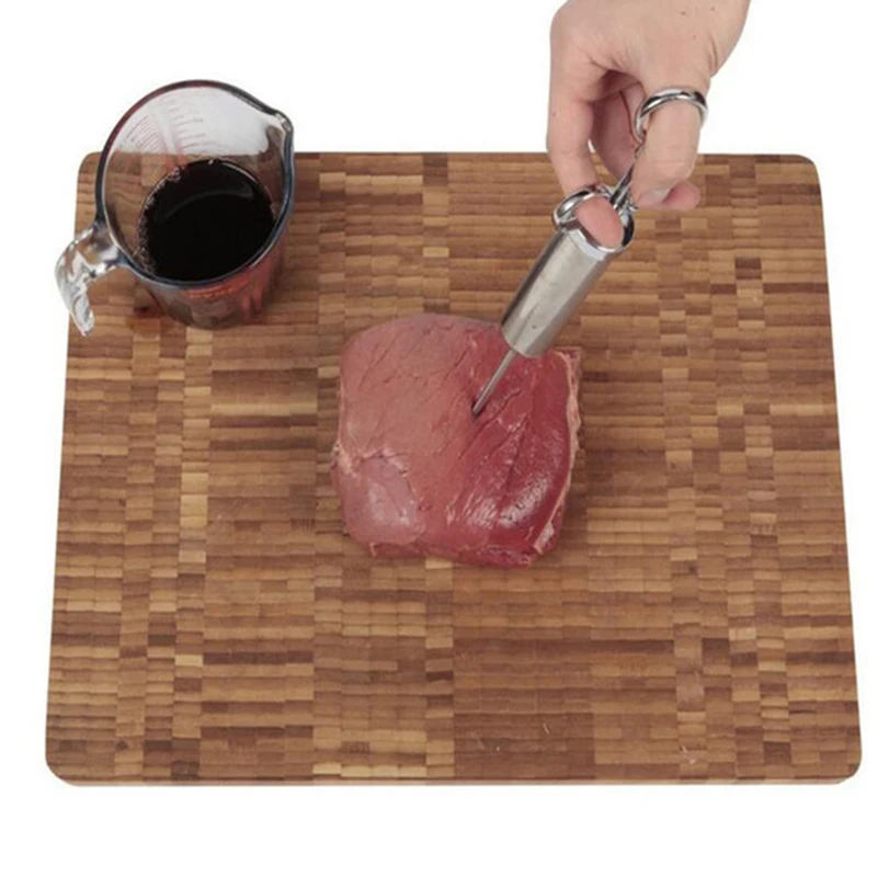 

Meat Injector Stainless Steel Marinade Flavour Food Barbecue Kits Durable Promotion