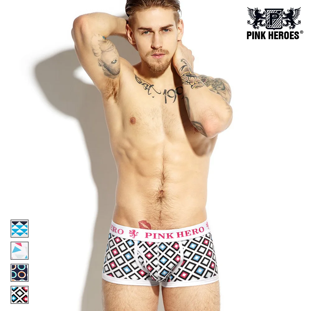 

MEN'S Underwear Pure Cotton Fashion and Personality Mixed Colors Printed Boxers Slim Fit Breathable Comfortable Boxers