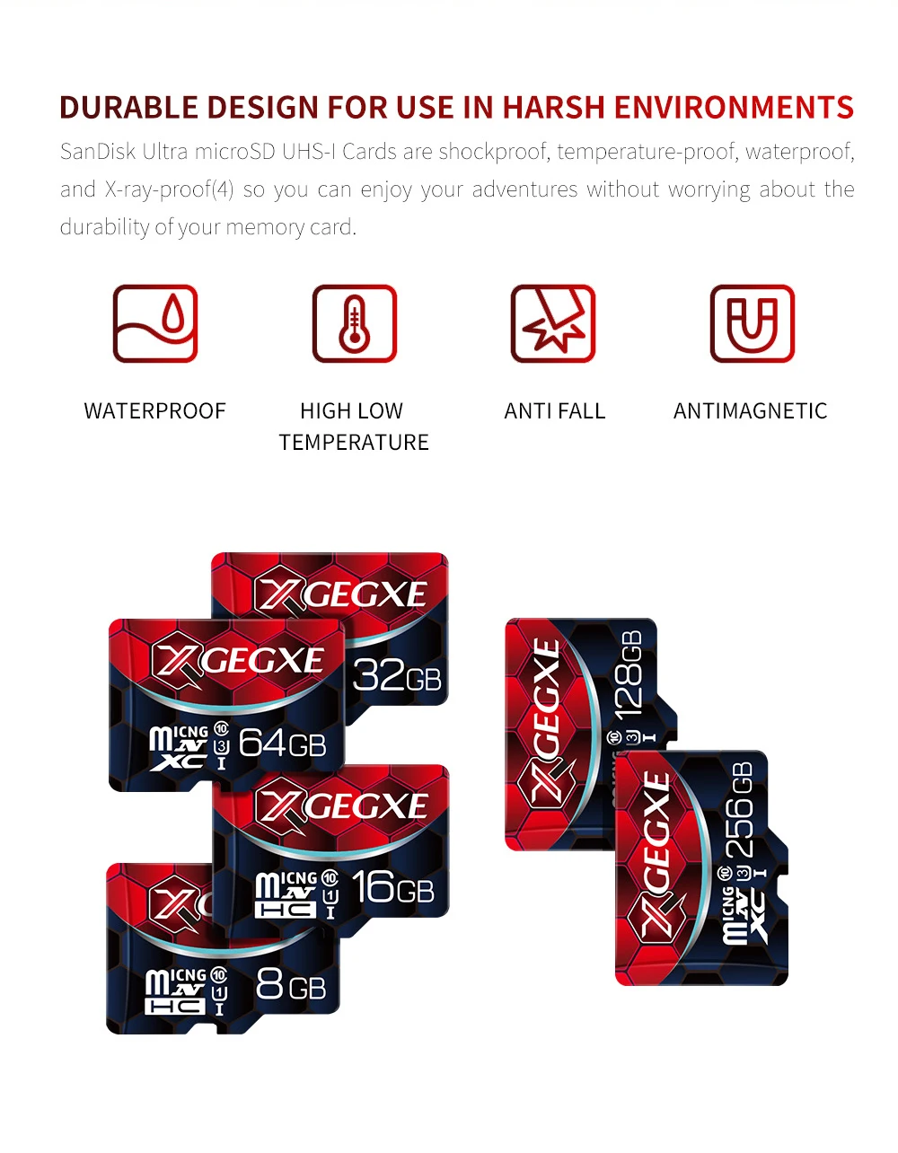XGEGXE MicroSD 8 Гб карта памяти Micro SD карта C10 TF карта флэш-накопитель для смартфона
