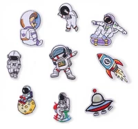 9 pcs space astronaut planet series patch iron on patches for clothing child clothes diy ironing stickers badge decor