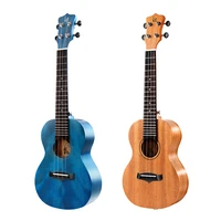 baritone ukulele solid mahogany children body set blue small guitar beginner accessories wood bass perform guitarra music zz50yl
