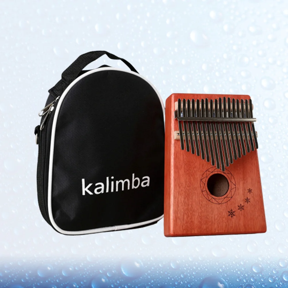 

17 Sound Acacia Mangium All Single Thumb Piano Kalimba Finger Piano with English Manual