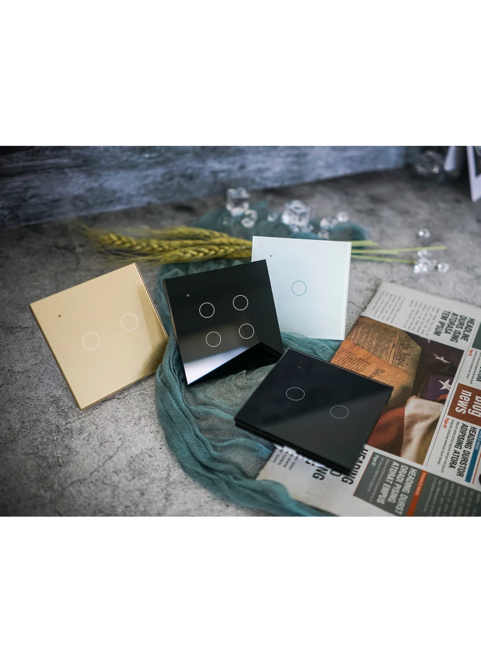 Wi-Fi сенсорный выключатель умный настенный переключатель с беспроводным