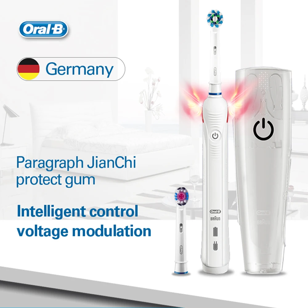 Oral B Ультразвуковой Электрический Зубная щётка для отбеливания зубов