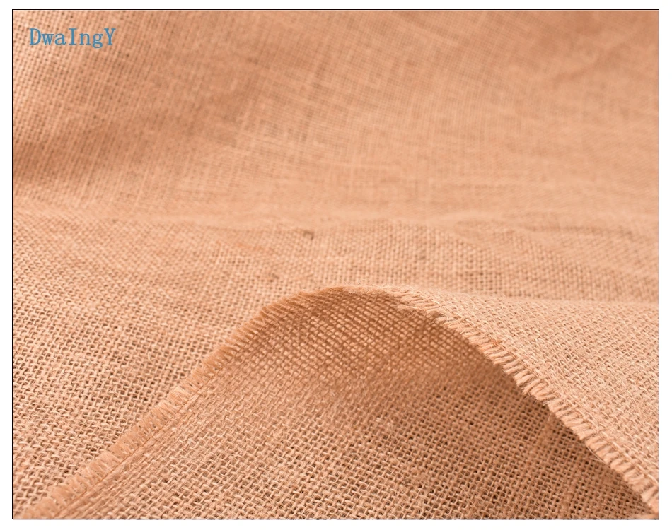DwaIngY 5050# натуральная джутовая ткань мешок льняная ткань для DIY ручной работы/сумки для хранения/рождественские украшения 160*50 см/шт