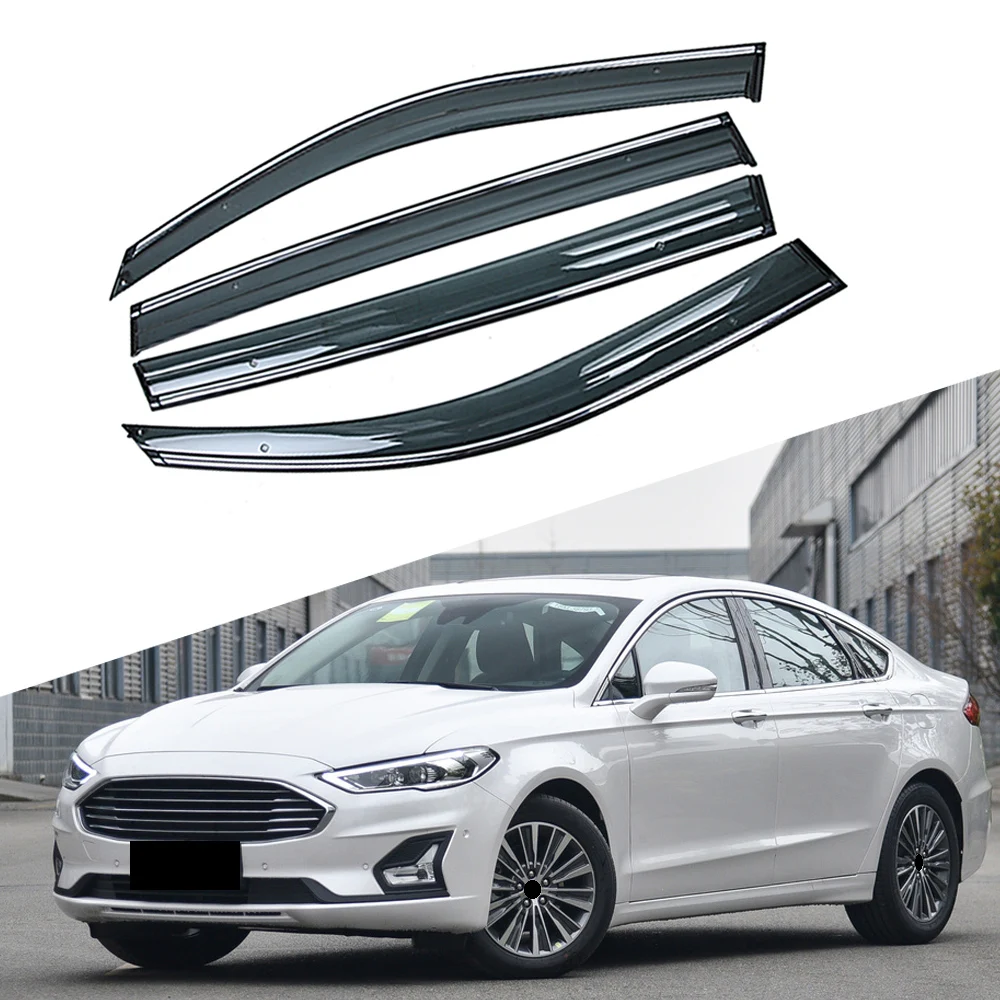 

Защитный козырек для автомобиля FORD Mondeo 2012-2019, защита от солнца, дождя, навес, защитный чехол, наклейка на рамку, внешние аксессуары