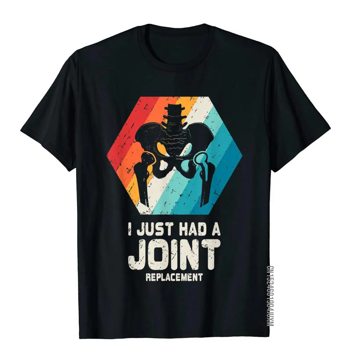 

Футболка мужская хлопковая со сменными вставками, смешной подарок для сломанных бедер и хирургии, топ для обычных людей, на заказ