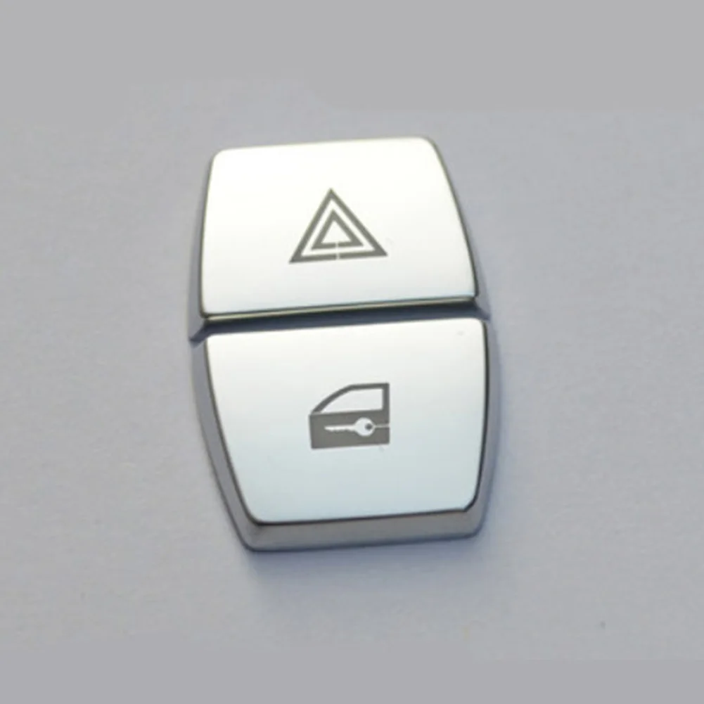 2 шт. приборной панели Предупреждение светильник + кнопка блокировки Накладка для