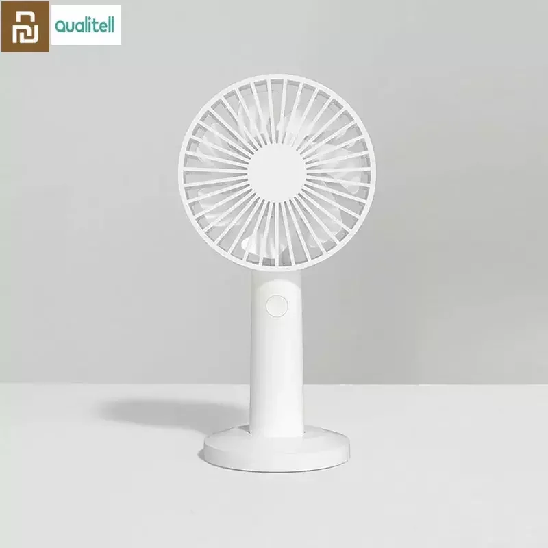 

Original Xiaomi Qualitell Handheld Fan Three wind speeds Portable Handheld USB rechargeable Handheld vertical dual-use Mini Fans