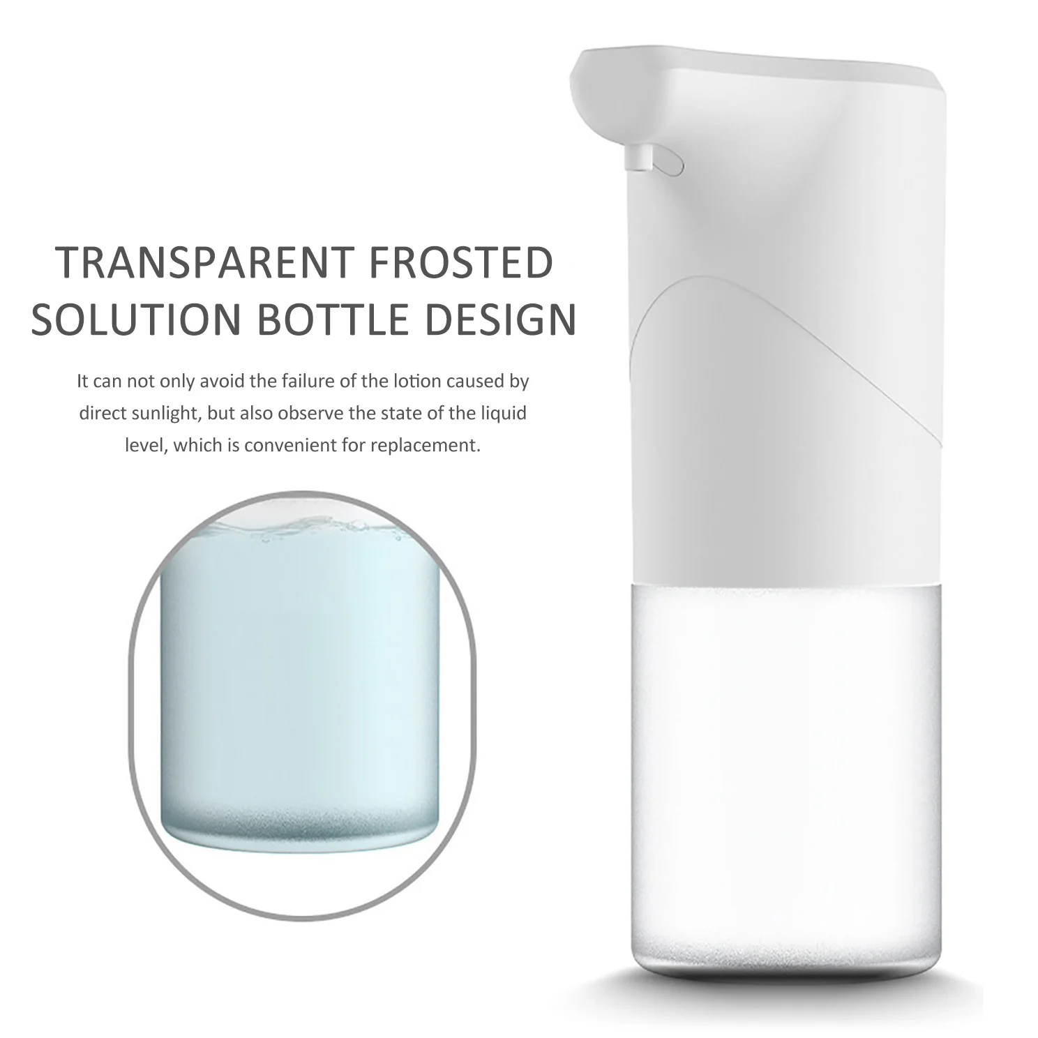 

Automatic Liquid Soap Dispenser Intelligent IR Sensor Touchless ABS Foaming Hand Washing for Kitchen Bathroom Soap Dispenser