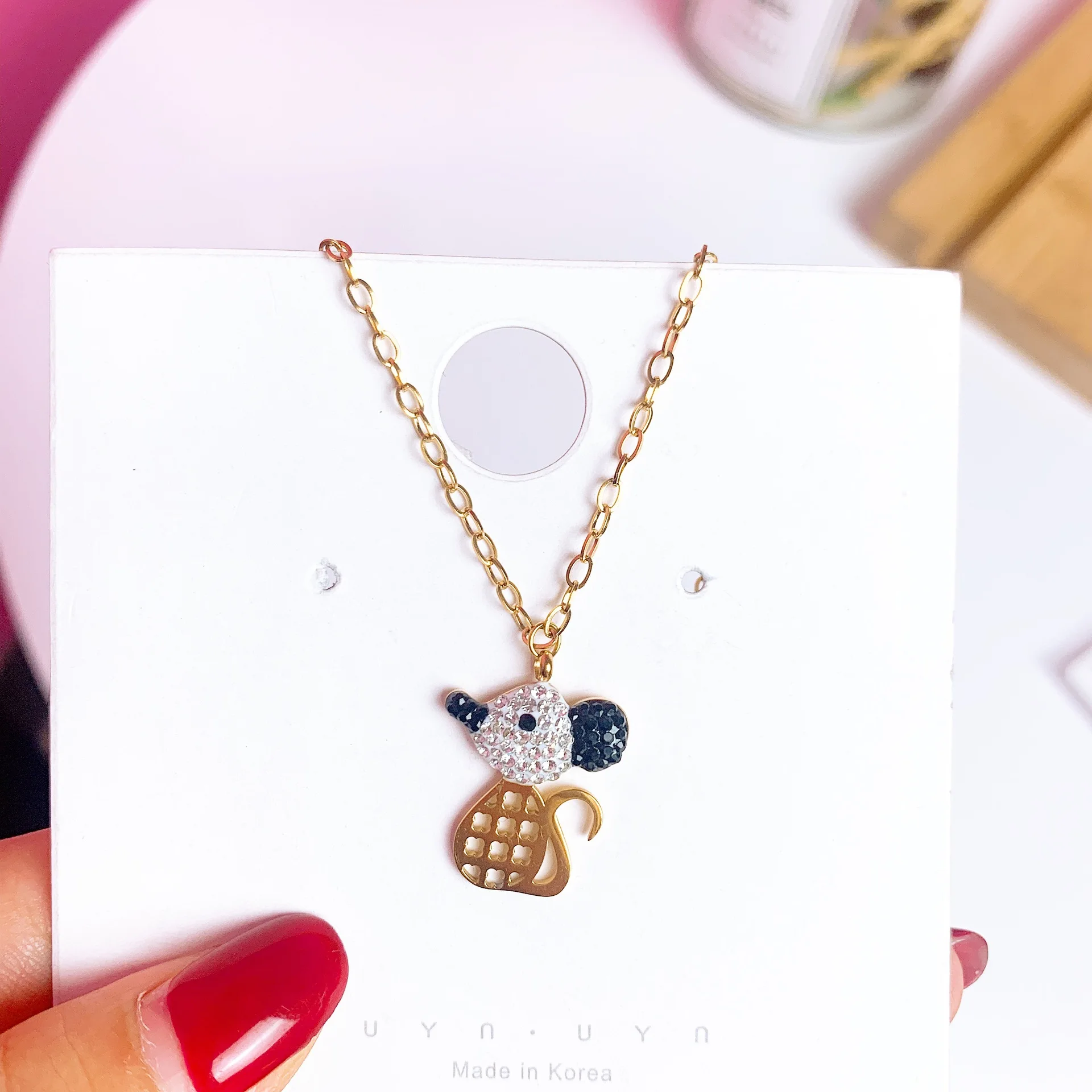 Аксессуары для куклы из мультфильма Disney голова Микки Мауса титановая сталь K