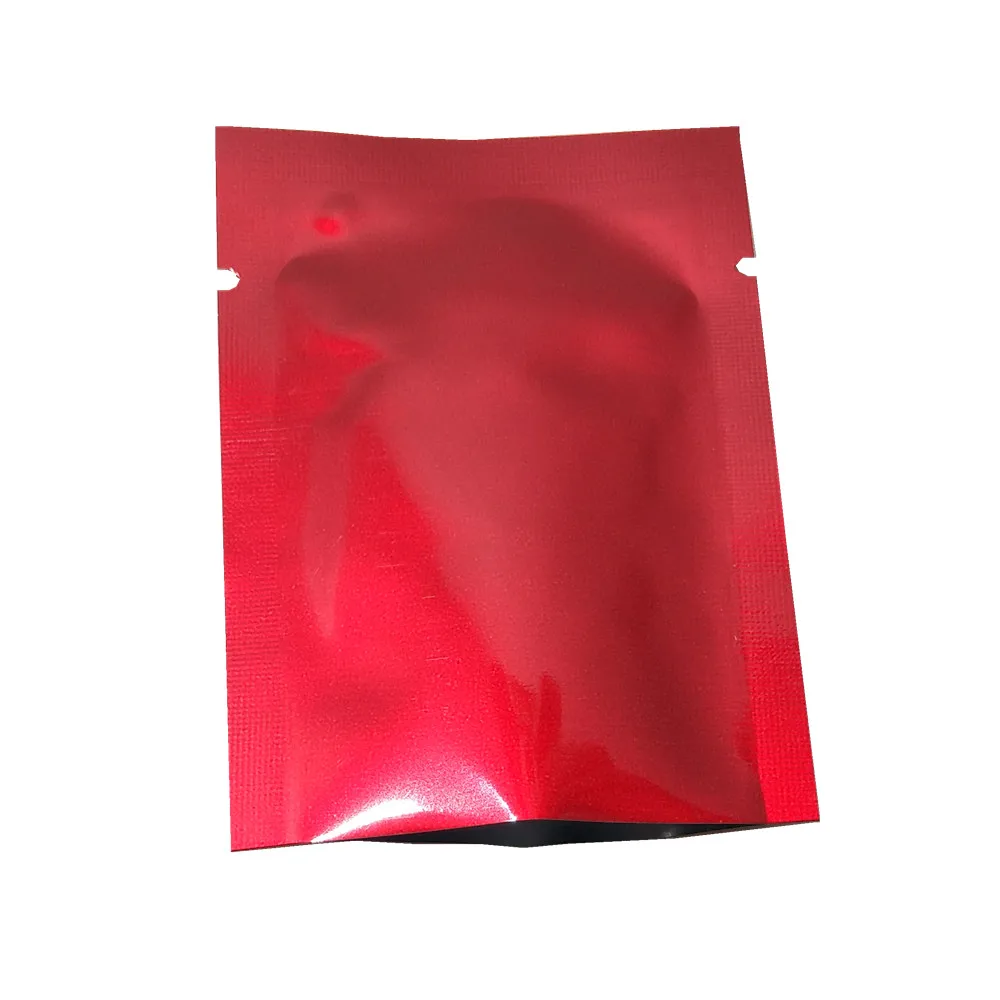 100 шт. вакуумный упаковочный пакет из алюминиевой фольги с открытым верхом и