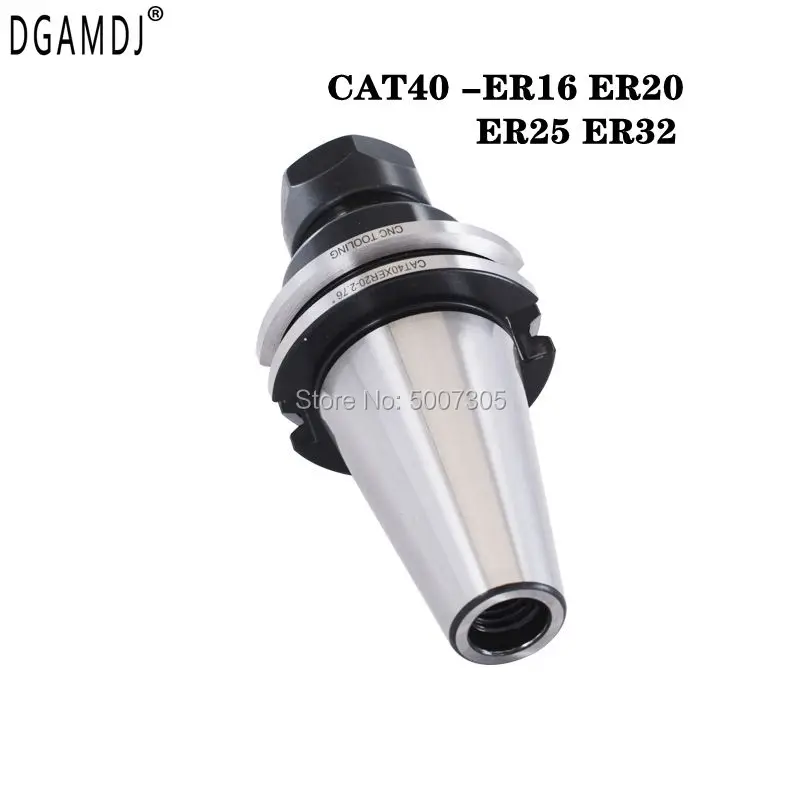 1pcs CAT 40 -ER16 ER20 ER25 ER32 CAT40 70L 100Ltoolholder collet chuck for CNC milling lathe tool
