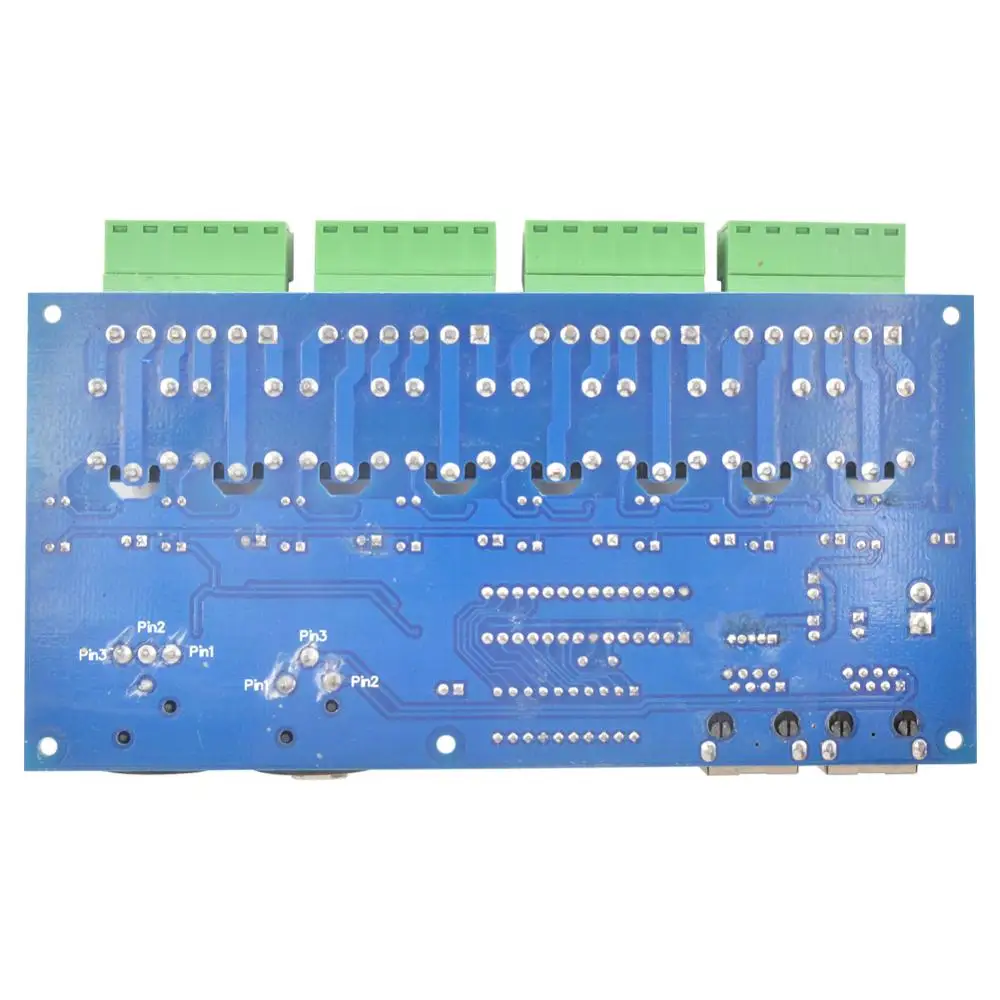 1 шт. 8CH DMX 512 светодиодный контроллер DMX512 диммер релейный выход декодер макс. 10А
