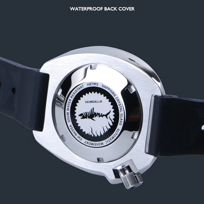 Мужские наручные часы HEIMDALLR для дайвинга мужские автоматические механические