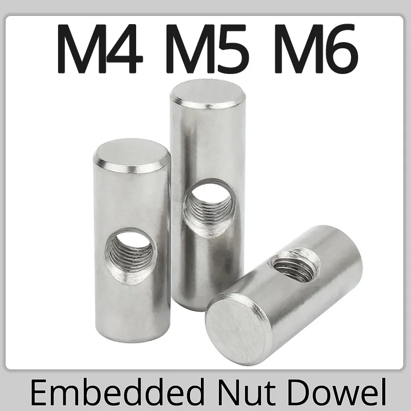 Болты цилиндрические M4 M5 M6 304 из нержавеющей стали штифт цилиндрический