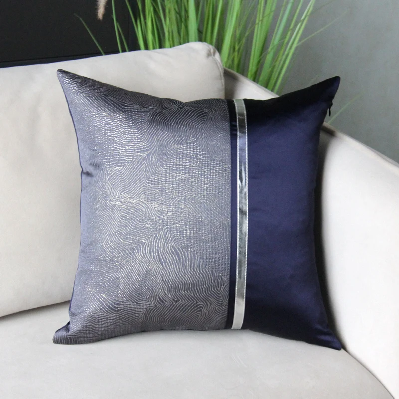 

Modern Simple Light Luxury Style Silk 45x45cm Living Room Bedside Sofa Floating Window Waist Cushion Pillow Cushion