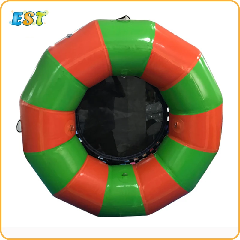Надувной батут диаметром 5 м для парка аттракционов надувной водный летнего