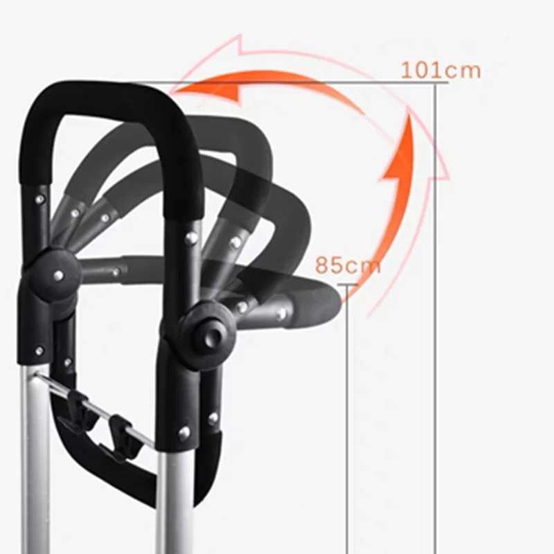 ALWAYSME Портативная Складная фотокорзина с сумкой и нажимной ручкой для покупок