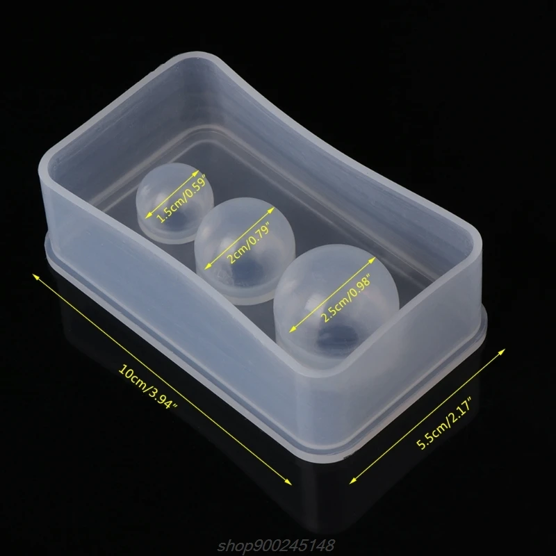 

Silicone Mold Mirror Craft DIY Jewelry Making Universe Ball UV Resin Cake Decor F03 21 Dropship
