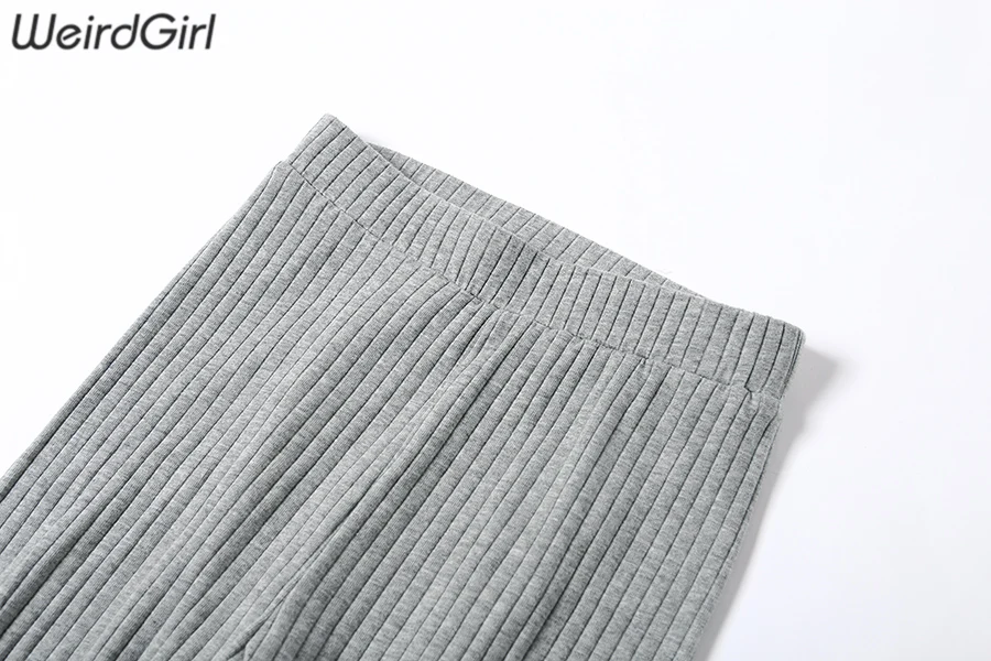 Weirdgirl/женские комплекты из 2 предметов, спортивный костюм для фитнеса, винтажный эластичный Топ на бретелях с подушечками, длинные леггинсы с высокой талией, повседневная спортивная одежда, новинка