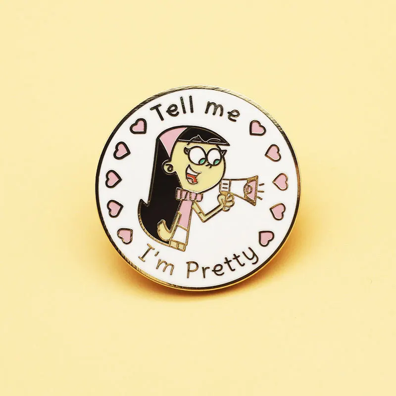 

Dear-you Animated Comedy Brooch Peripheral Metal Badge Cartoon Pin Anime Brooch