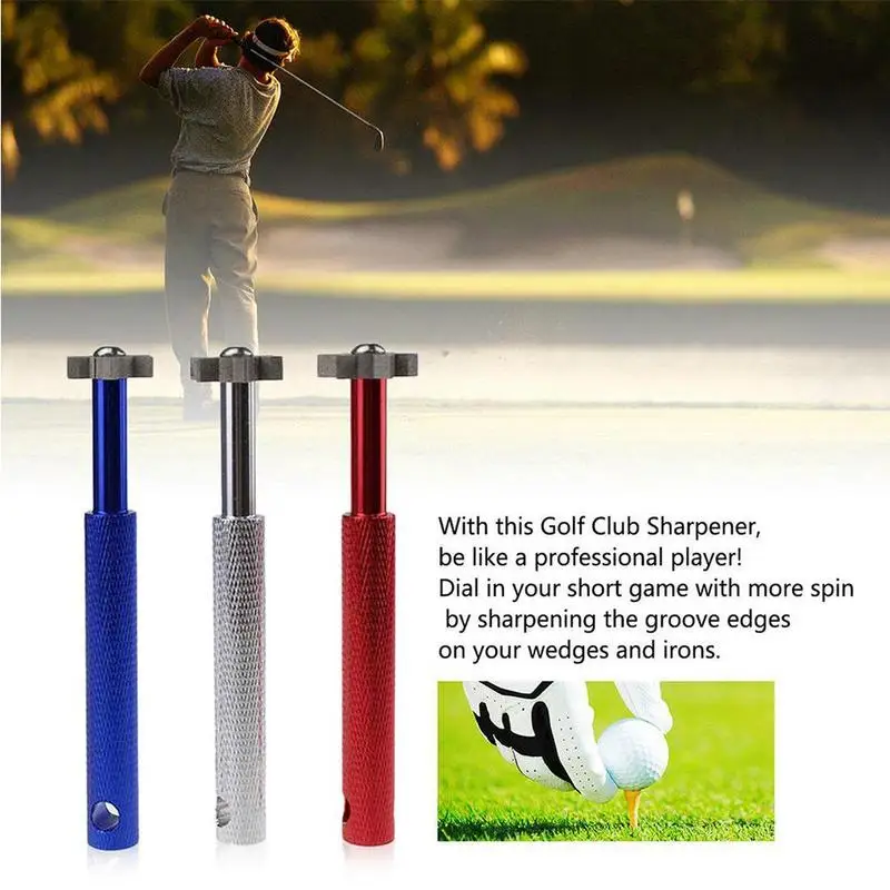 

Golf Groove Tool Golf Iron Wedge Club Groove Sharpener Cleaner Golf Club Clear Tool V U Blade 6 color golf accesories