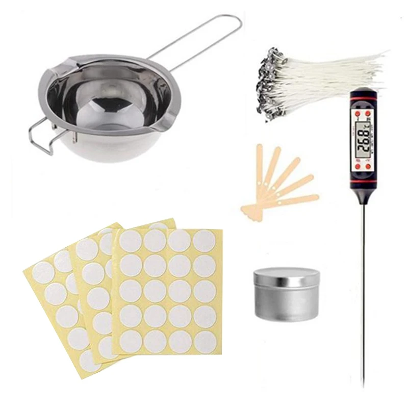 

Набор Ароматических Свечей JFBL для самостоятельного изготовления, инструменты для рукоделия, натуральные свечи, фитиль, подходят для изгото...