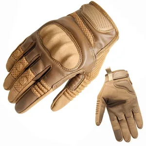 Перчатки мужские тактические, Военные боевые митенки с пальцами, для сенсорных экранов, для страйкбола, мотоцикла, велоспорта, охоты - изображение