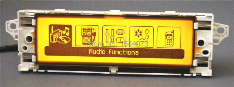 Внешний дисплей белого цвета USB Bluetooth желтый 12-контактный экран для кондиционера 5