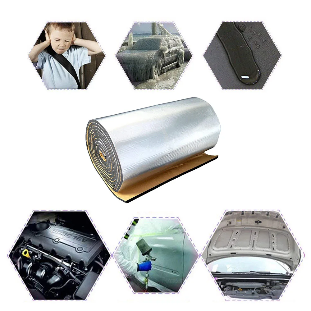 

10MM Sound Insulation Pad Aluminum Film Waterproof Moisture-proof Scratch Resistance Low Power Consumption Mat