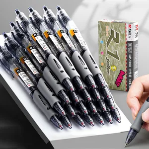 M&G 12pcs Retractable Gel Pen Bullet Nib 0.5mm Ink Pens Student Office Writing Utensils Exam Supplies M&G 12pcs Retractable Gel Pen Bullet Nib 0.5mm Ink Pens Student Office Writing Utensils Exam Supplies