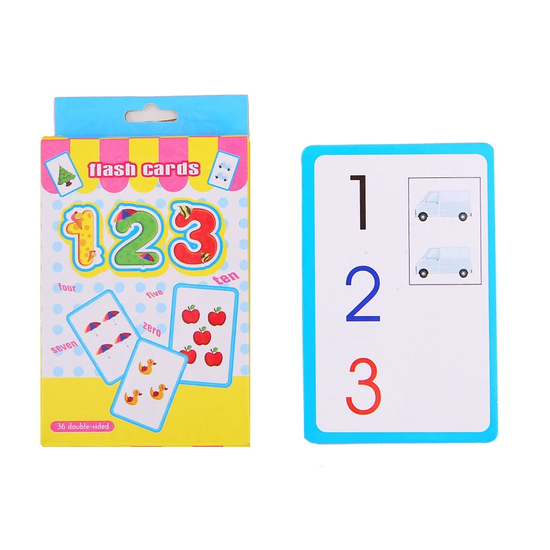 Детская образовательная ранняя обучающая буква/номер английская карточка для