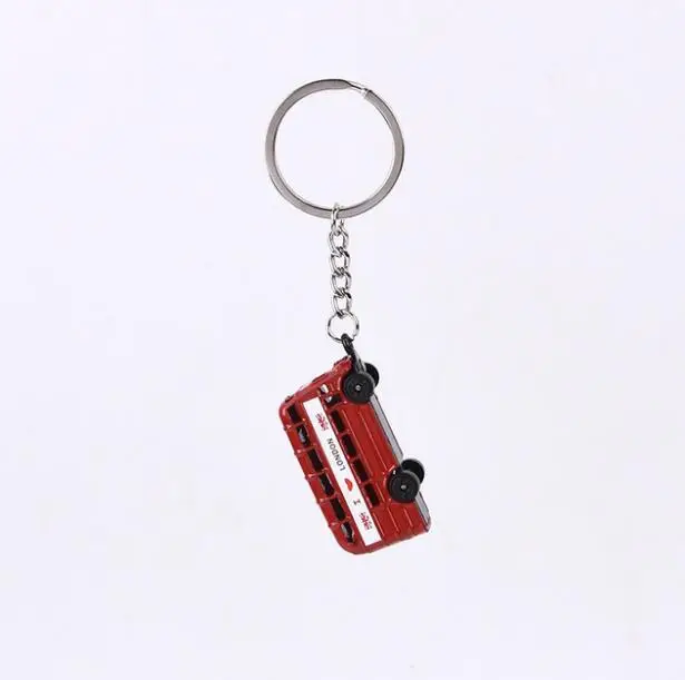 

London Red&Blue Bus Key organizer Mail Box Key Holder Key Pendant Keychain Souvenir Gifts For Men Key chain Key Ring keyring