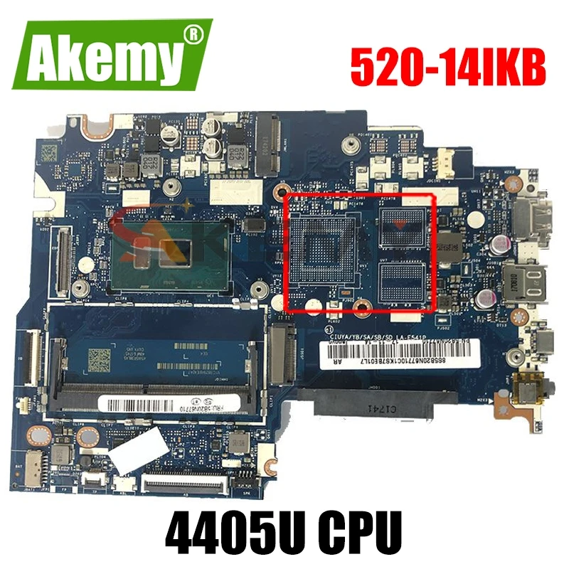 

Абсолютно Новый CIUYA/YB/SA/SB/SD LA-E541P материнская плата для ноутбука Lenovo Flex 5-1470 Йога 520-14IKB материнская плата 4405U процессор DDR4 100% тесты OK