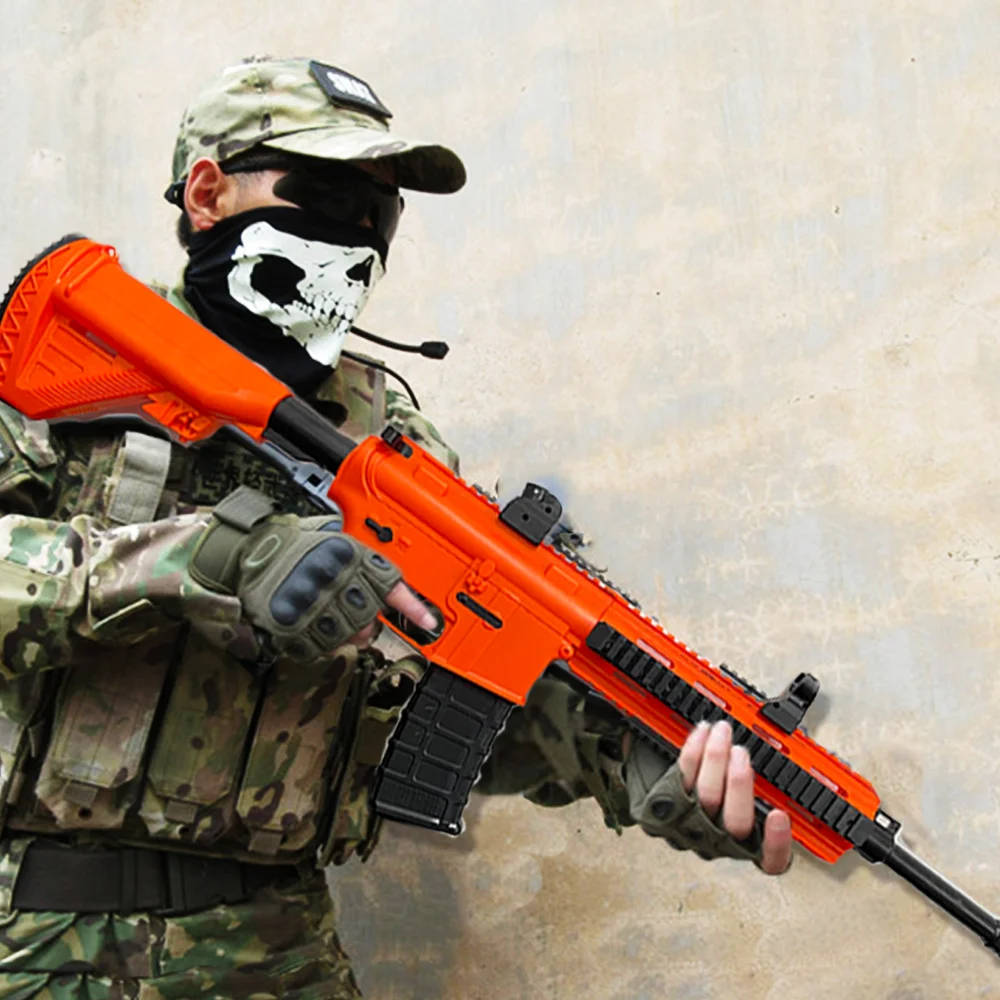 Детский уличный водяной пистолет с электрошоком игрушка M416 снайперская винтовка