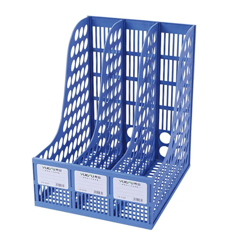 

Plastic file box data organizer office desk storage file column office supplies