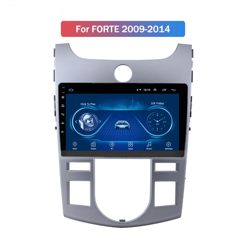Популярный Автомобильный мультимедийный плеер для Kia Forte 09-14 GPS Bluetooth музыка