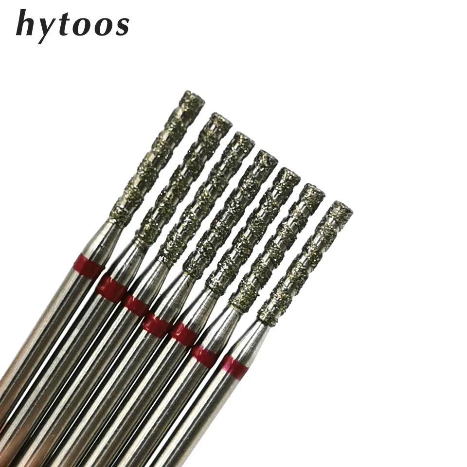 HYTOOS Tornado колонна алмазное сверло для ногтей 3/3" Алмазная фреза для маникюра роторная Cucitle Burr Дрель аксессуары фрезы Инструмент